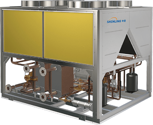 新型补偿式双源热泵冷热水机组